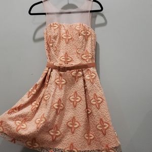 Eva Franco coral dress